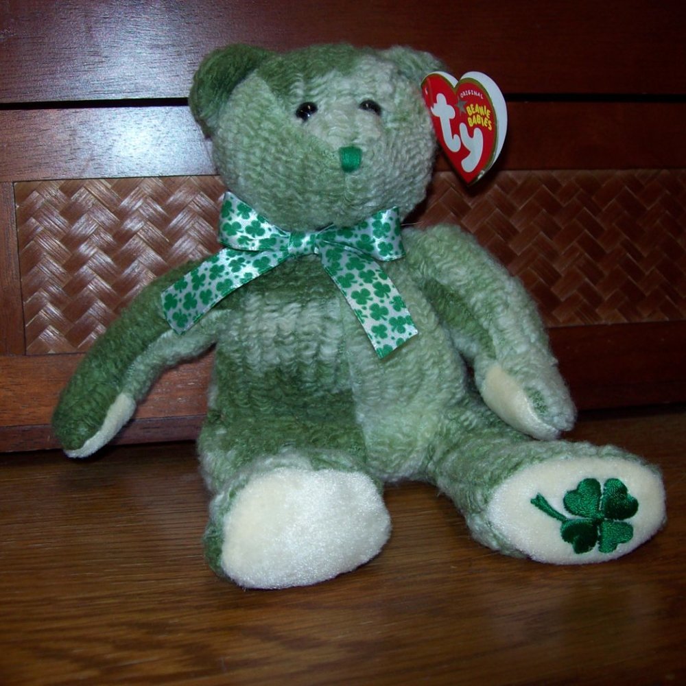 TY Beanie Baby - MCWOOLY the Bear (8 inch) Preowned like new condition.